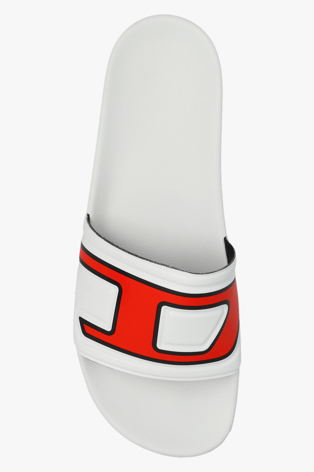★DIESEL★ SA Mayemi Slide White Y02801P4441H8327 Sa-Mayemi-Pool slides with 3D logo | Diesel Online – Diesel